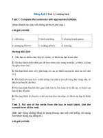 Tải Tiếng Anh 7 Unit 1: Looking back - Soạn Anh 7 trang 14 Unit 1 Tiếng Anh 7 mới