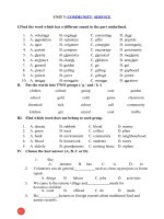 Tải Bài tập Tiếng Anh lớp 7 Unit 3: Community service - Bài tập tiếng Anh lớp 7 chương trình mới