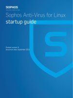Sophos Anti Virus for Linux configuration guide version 10