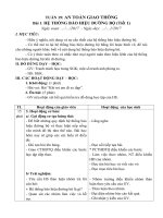 Tải Giáo án An toàn giao thông lớp 5 - Bài 1: Hệ thống báo hiệu đường bộ - Giáo án điện tử lớp 5 môn An toàn giao thông