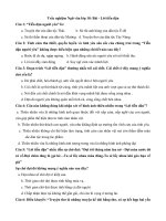 Tải Trắc nghiệm Ngữ văn lớp 10: Bài - Lời tiễn dặn - Bài tập trắc nghiệm môn Ngữ văn 10 có đáp án