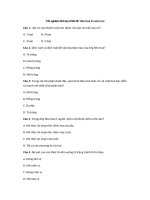 Tải Trắc nghiệm Sinh học 8 Bài 28: Tiêu hoá ở ruột non - Trắc nghiệm Sinh học 8 Bài 28 có đáp án