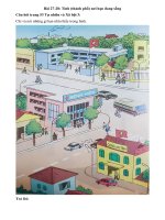 Tải Giải bài tập SGK môn Tự nhiên xã hội 3 bài 27-28: Tỉnh (thành phố) nơi bạn đang sống - Hướng dẫn giải bài tập môn Tự nhiên và xã hội lớp 3