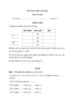 Tải Đề cương ôn tập ở nhà lớp 1 - Nghỉ dịch Corona - Bài tập Toán, Tiếng Việt, Đạo Đức, Tự nhiên xã hội lớp 1