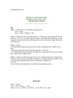 Download Đề và ĐA chọn HSG hóa học 9