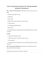 Tải Giải Vở bài tập Khoa học 4 bài 22: Mây được hình thành như thế nào? Mưa từ đâu ra? - Giải sách bài tập Khoa học lớp 4 tập 1