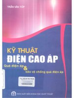 Kỹ thuật điện cao áp  quá điện áp và bảo vệ chống quá điện áp  trần văn tớp 