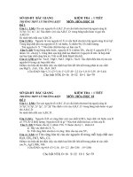 Download Đề kiểm tra 1 tiết hóa học 10 kì 2