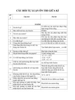 Download Đề và đáp án ôn tập hkI sinh học 10