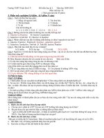 Download Đề kiểm tra HKI sinh học 10- có đáp án