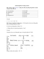 Tải Giải bài tập Hóa 12 nâng cao bài 1 - Este