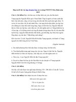 Tải Đáp án đề thi vào lớp 10 môn Văn các trường PTDTNT Hòa Bình năm 2019 - Đề thi chuyên Văn vào lớp 10 năm 2019 có đáp án