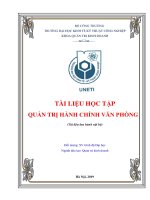 22. Quản trị hành chính văn phòng