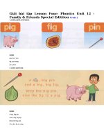 Tải Giải bài tập Family and Friends lớp 2 Unit 12: Lesson four - Giải bài tập Tiếng Anh lớp 2 Unit 12. Dinnertime!