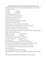 Tải Câu hỏi trắc nghiệm địa lý lớp 10: Chương môi trường và sự phát triển bền vững - Trắc nghiệm địa lý lớp 10 có đáp án