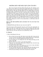 Hướng dẫn viết bài tập làm văn số 5 ( văn miêu tả)