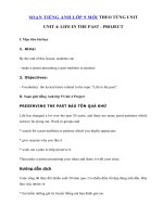 Tải Unit 4 lớp 9 Project - Tiếng Anh 9 Unit 4 Life in the past | Giải bài tập SGK tiếng Anh 9 mới Unit 4 Project