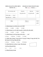 Tải Bộ đề thi giữa học kì 2 lớp 3 - Đề kiểm tra giữa học kì 2 lớp 3 đầy đủ các môn