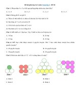 Tải Đề thi giữa học kì 2 môn Toán lớp 2 - Đề 10 - Đề ôn tập giữa kì 2 lớp 2 có đáp án