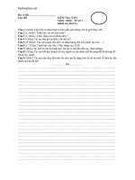 Download  Đề kiểm tra 1 tiết môn sinh học khối 10- bài số 1