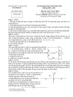 Download Đề thi HSG tỉnh Thanh Hóa môn lý 9