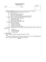 Download Đề kiểm tra HKII môn lịch sử lớp 8