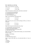 Tải Trắc nghiệm Sinh học 6 bài 1 - Đặc điểm của cơ thể sống