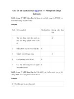 Tải Giải Vở bài tập Khoa học 4 bài 17: Phòng tránh tai nạn đuối nước - Giải sách bài tập Khoa học lớp 4 tập 1