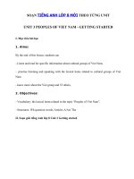 Tải Unit 3 lớp 8 Getting started - Soạn tiếng Anh 8 Unit 3 Getting started đầy đủ nhất