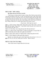 Tải Đề thi học kì 1 lớp 6 môn Ngữ văn năm 2020 - 2021 - Đề thi Ngữ văn lớp 6 học kì 1 Có đáp án