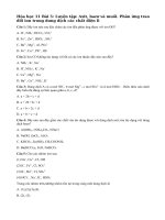 Tải Trắc nghiệm Hóa học lớp 11 bài 5: Luyện tập: Axit, bazơ và muối. Phản ứng trao đổi ion trong dung dịch các chất điện li - Bài tập trắc nghiệm Hóa học lớp 11 có đáp án