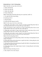 Tải Trắc nghiệm Sinh học lớp 11 bài 23 - Sinh học 11 bài 23: Hướng động