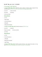 Tải Giải sách bài tập tiếng Anh lớp 6 Unit 2: At School - Giải SBT tiếng Anh 6 Unit 2 At School đầy đủ nhất