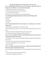 Tải Bài tập trắc nghiệm Lịch sử 9: Đảng cộng sản Việt Nam ra đời - Câu hỏi trắc nghiệm Lịch sử 9 - Bài 18 có đáp án