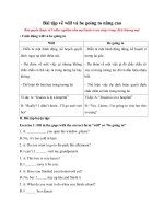 Tải Bài tập về Will và Be going to nâng cao - Phân biệt Will và Be going to