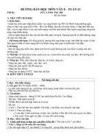 Khối 8: Hướng dẫn học các môn tuần 21