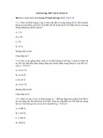 Tải Giải bài tập SBT Vật lý 10 bài 11 - Lực hấp dẫn. Định luật vạn vật hấp dẫn