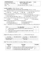 Download Đề KT giữa kỳ I Môn Sinh học lớp 9