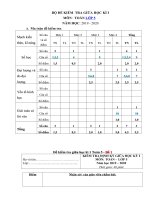 Tải Bộ đề thi giữa học kì 1 môn Toán lớp 5 năm 2019 - 2020 - Đề kiểm tra giữa học kì 1 Toán lớp 5 có đáp án