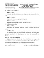 Download Đề thi chất lượng ngữ văn khối 8