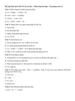 Tải Trắc nghiệm Hóa học 8 bài 25 - Sự oxi hóa - Phản ứng hóa hợp - Ứng dụng của oxi