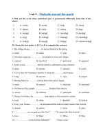 Tải Đề luyện tập Tiếng Anh lớp 7 Unit 9 Festivals Around the World - Ôn tập Tiếng Anh 7 học kì 2