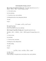 Tải Giải bài tập Hóa 10 nâng cao bài 27 - Luyện tập chương 4