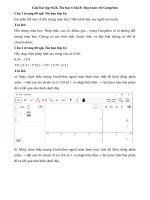 Tải Giải bài tập SGK Tin học 6 bài 8: Học toán với Geogebra - Hướng dẫn giải bài tập Tin học lớp 6