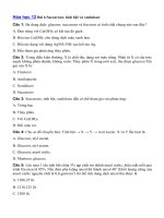 Tải Trắc nghiệm Hóa học 12 bài 6 - Saccarozơ, tinh bột và xenlulozơ