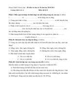 Download Đề thi HKII vật lý 8-THCS An Vĩ