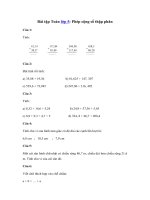 Tải Bài tập Toán lớp 5: Phép cộng số thập phân - Giải bài tập Toán lớp 5 Chương 2