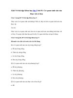 Tải Giải Vở bài tập Khoa học lớp 5 bài 51: Cơ quan sinh sản của thực vật có hoa - Giải sách bài tập Khoa học lớp 5 tập 2