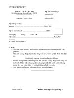 Download Đề thi HSG huyện Lớp 8 môn Tiếng anh