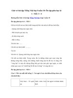 Tải Giải vở bài tập Tiếng Việt lớp 5 tuần 10: Ôn tập giữa học kì 1 - Tiết 3 + 4 - Giải vở bài tập Tiếng Việt 5 tập 1